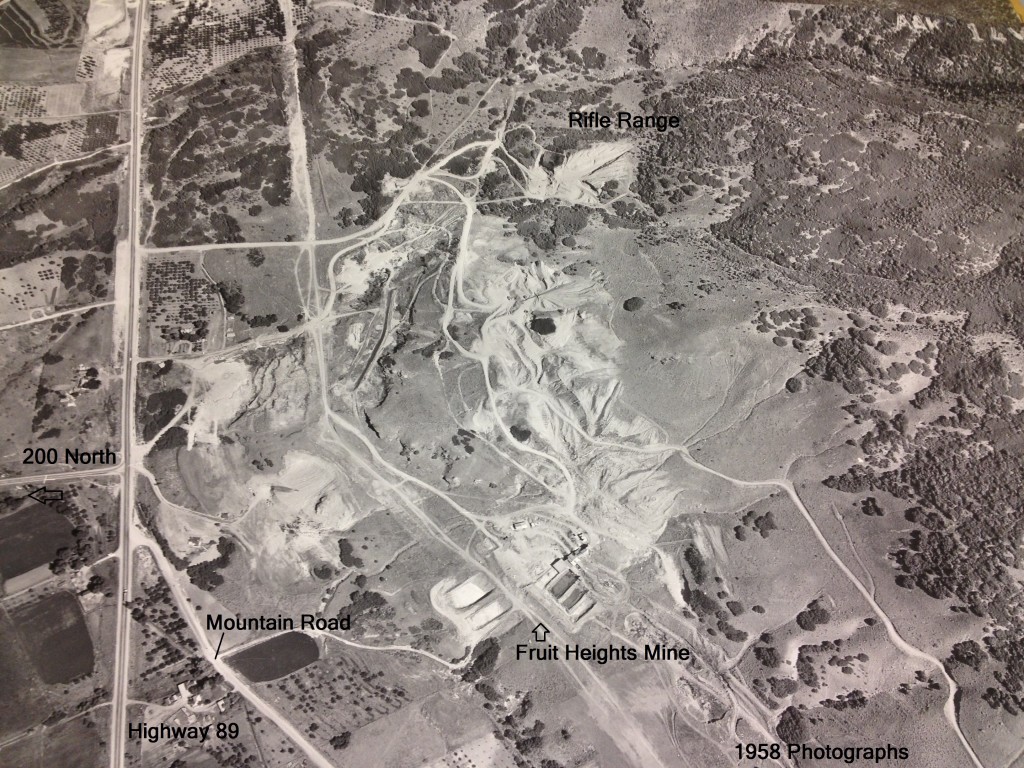 You can see some extensive operations going on here. From 1958 aerial photographs