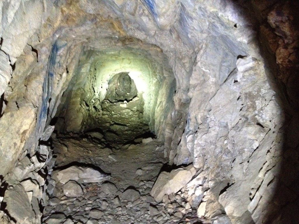 Inside the mine