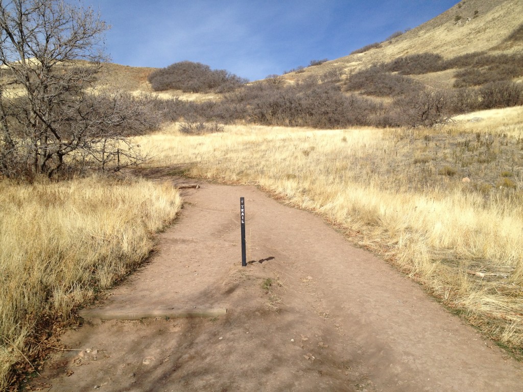 The trail is nice and wide