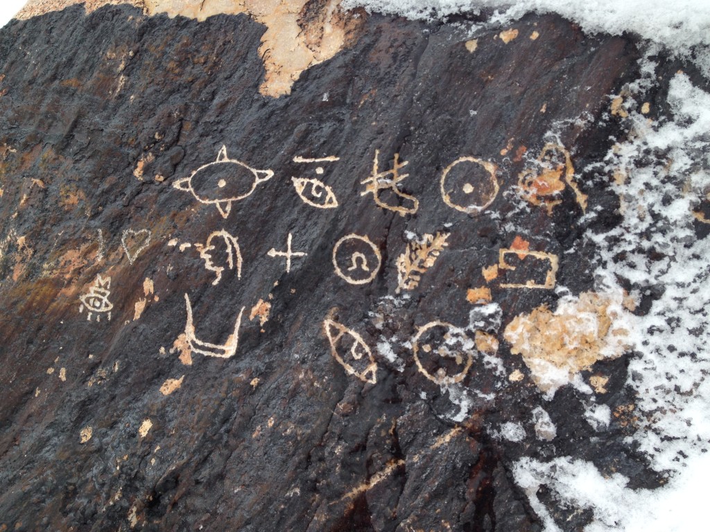 Indian Trail Hieroglyphs