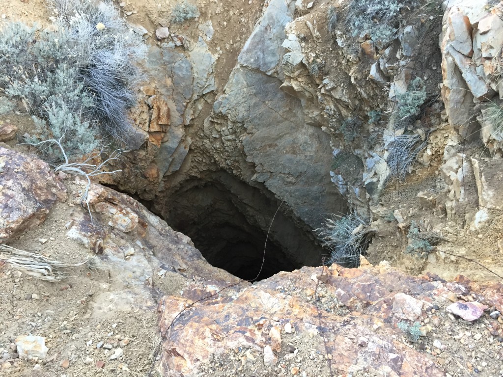 This shaft was about 300+ feet deep