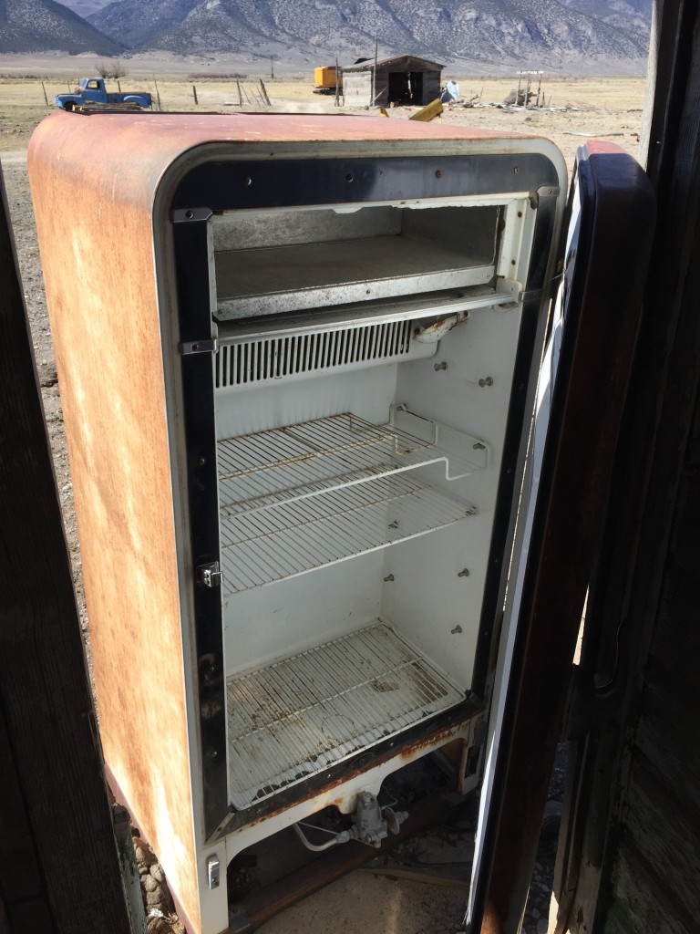Old refrigerator 