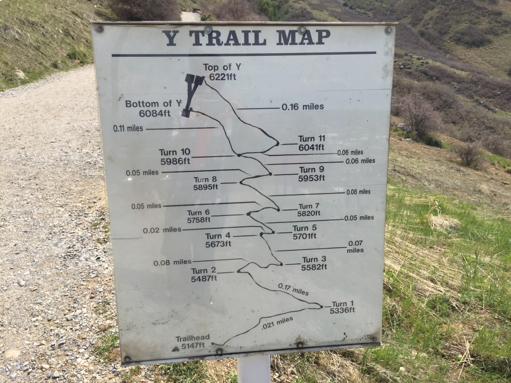I'm glad they mapped out the entire trail for me!