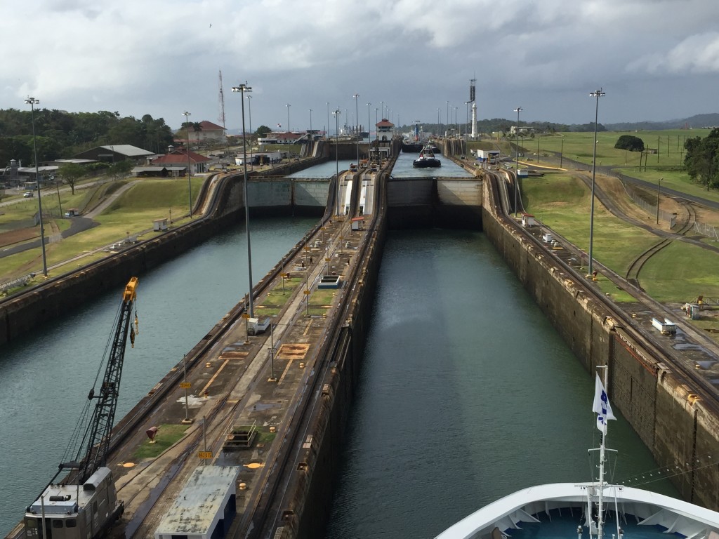 Entering the first locks