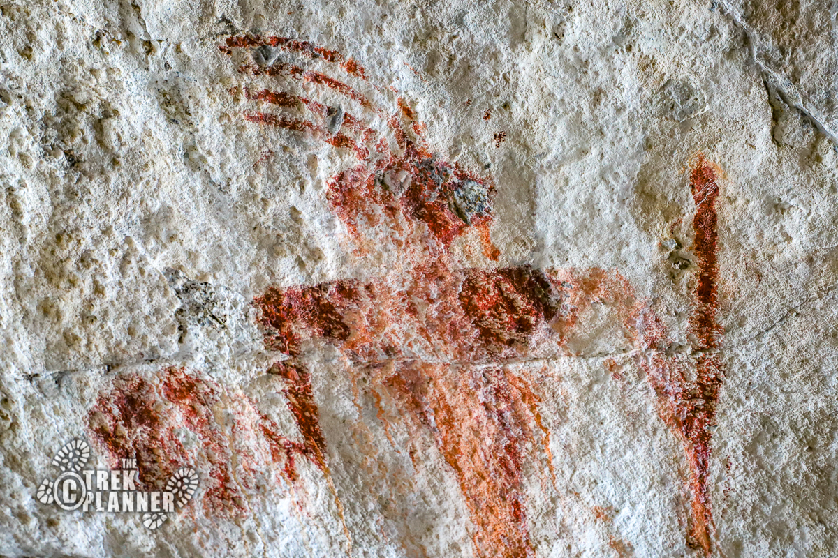 Red Warrior Pictograph – Timpie Valley, Utah