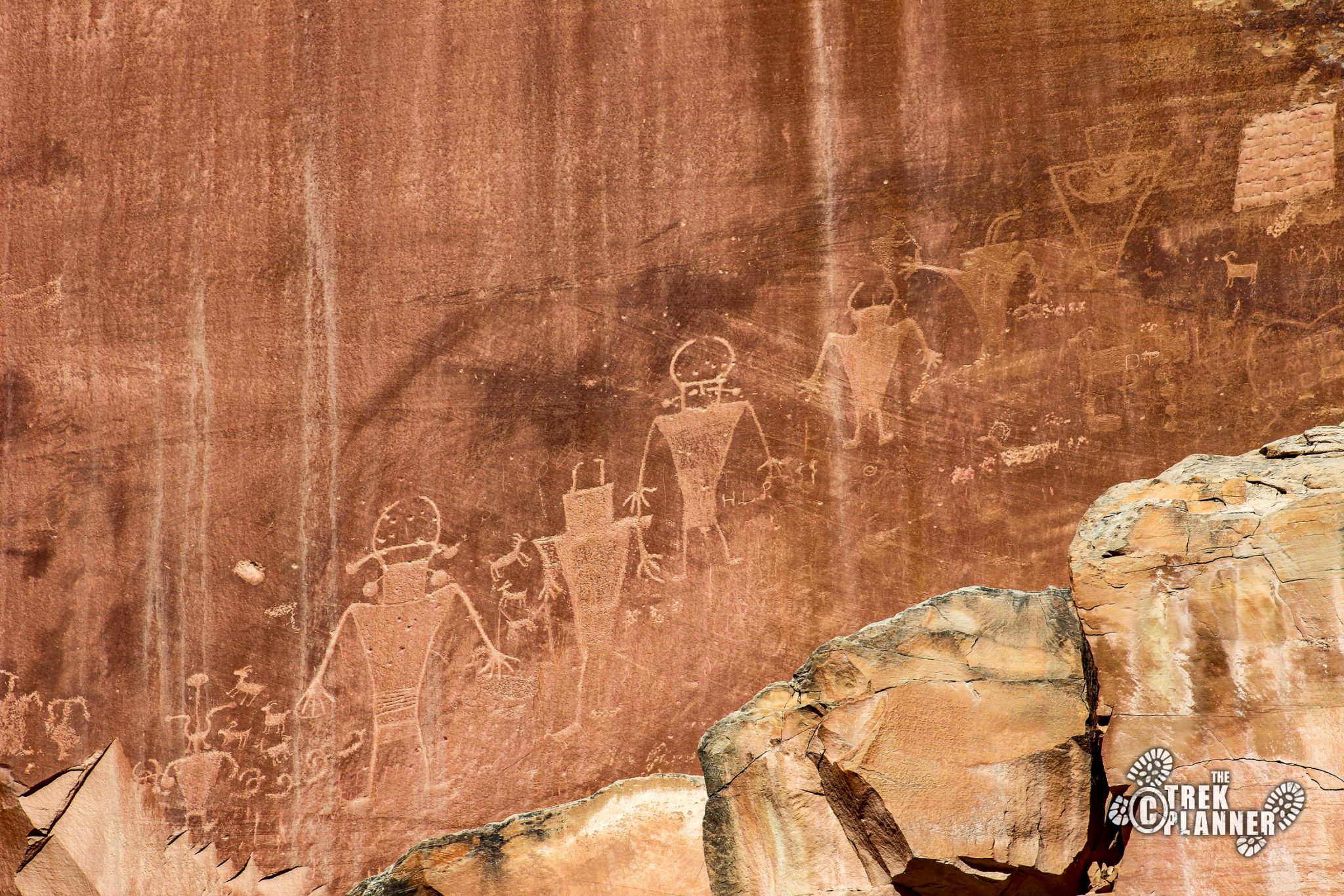 Petroglyph Panel – Capitol Reef National Park, Utah