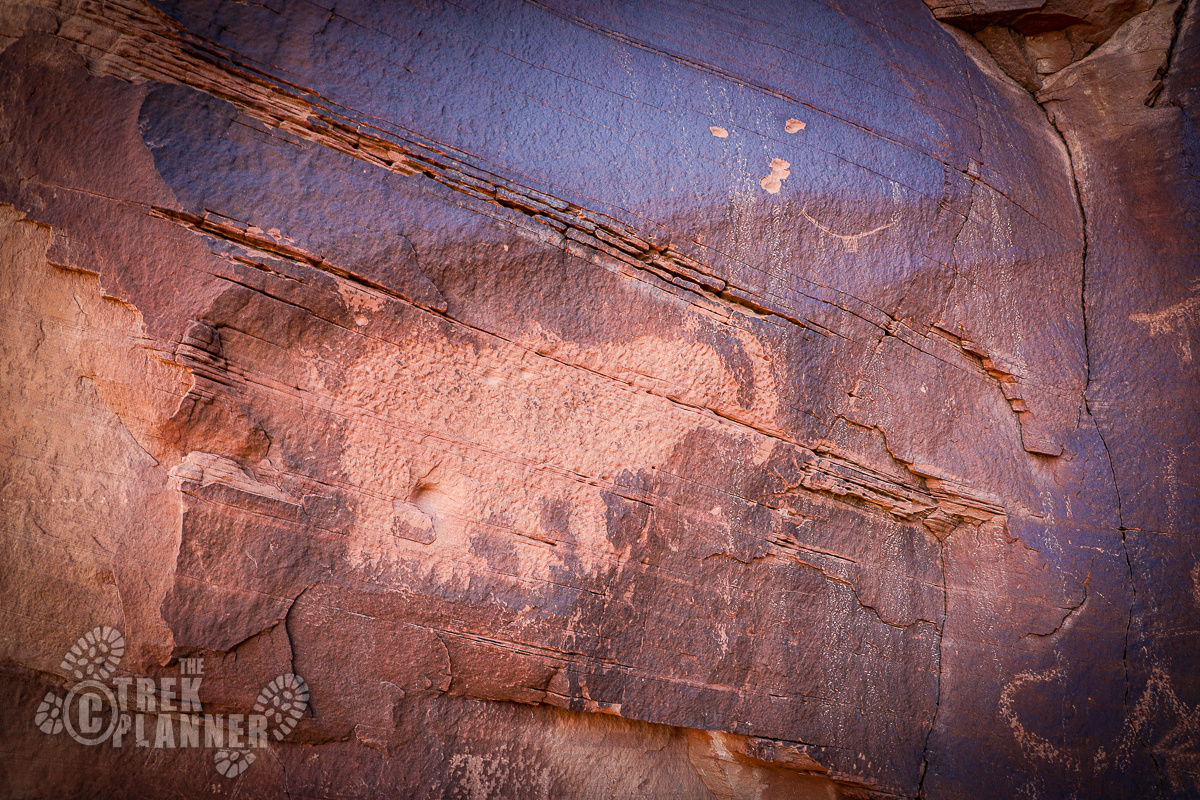 Moab Mastodon Petroglyph – Moab, Utah