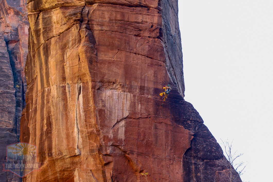 Rock Climbing at The Pulpit – Zion National Park, Utah
