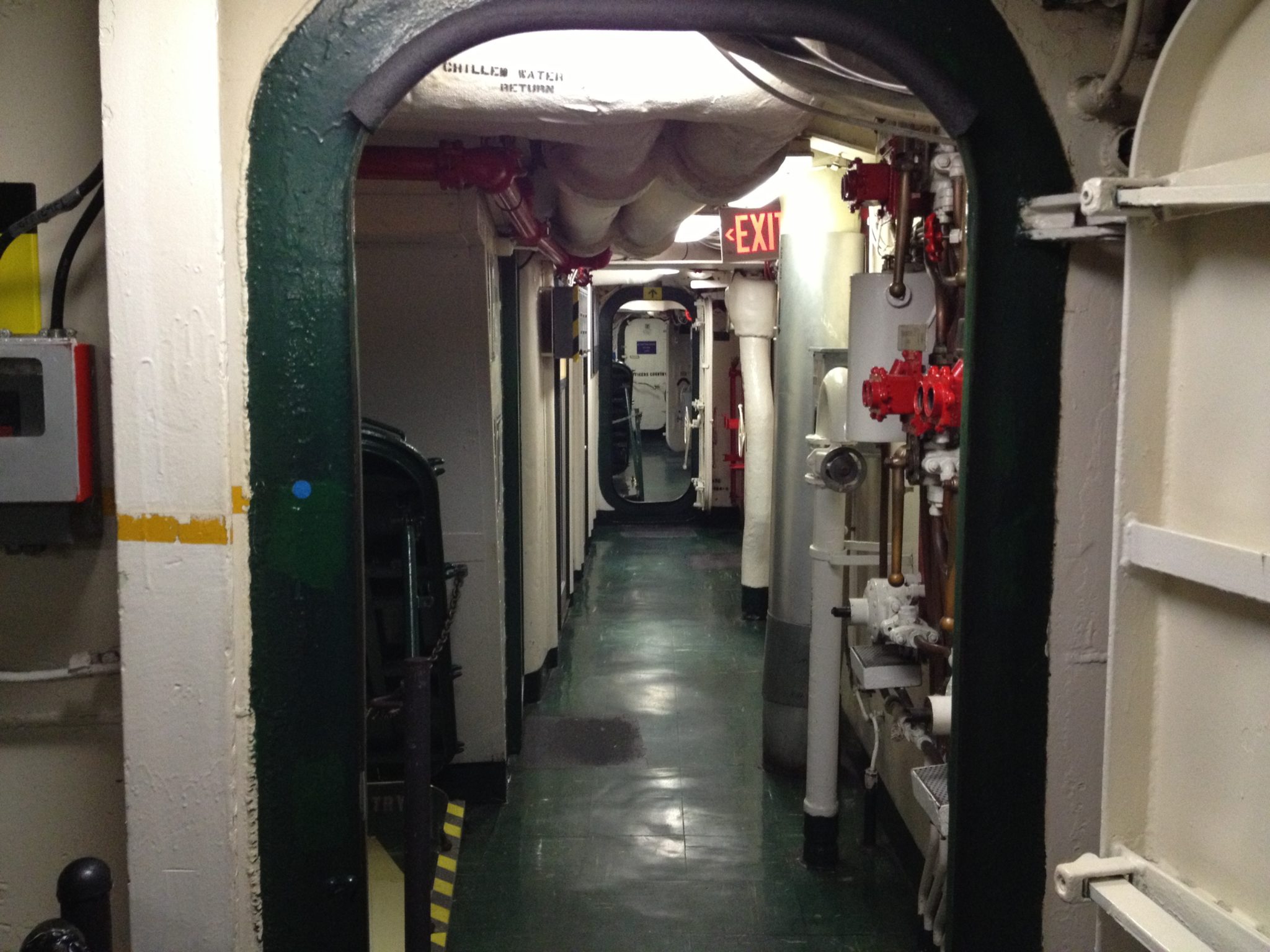 Walking through the USS Midway you get a good sense of what life was like onboard.
