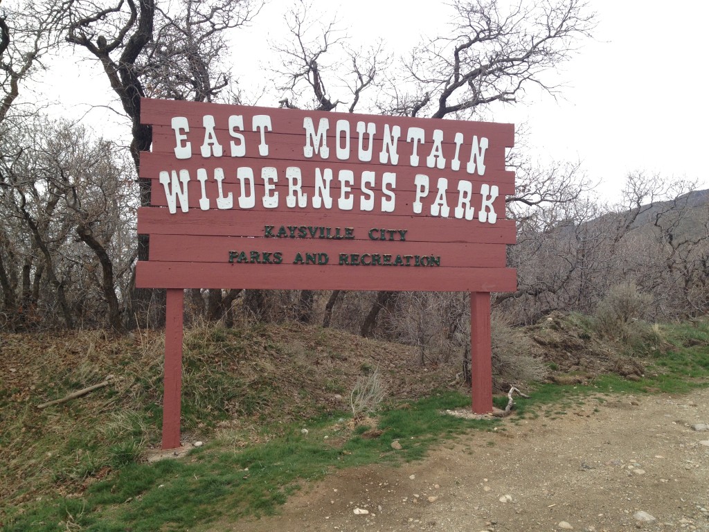 Sign at the trail start