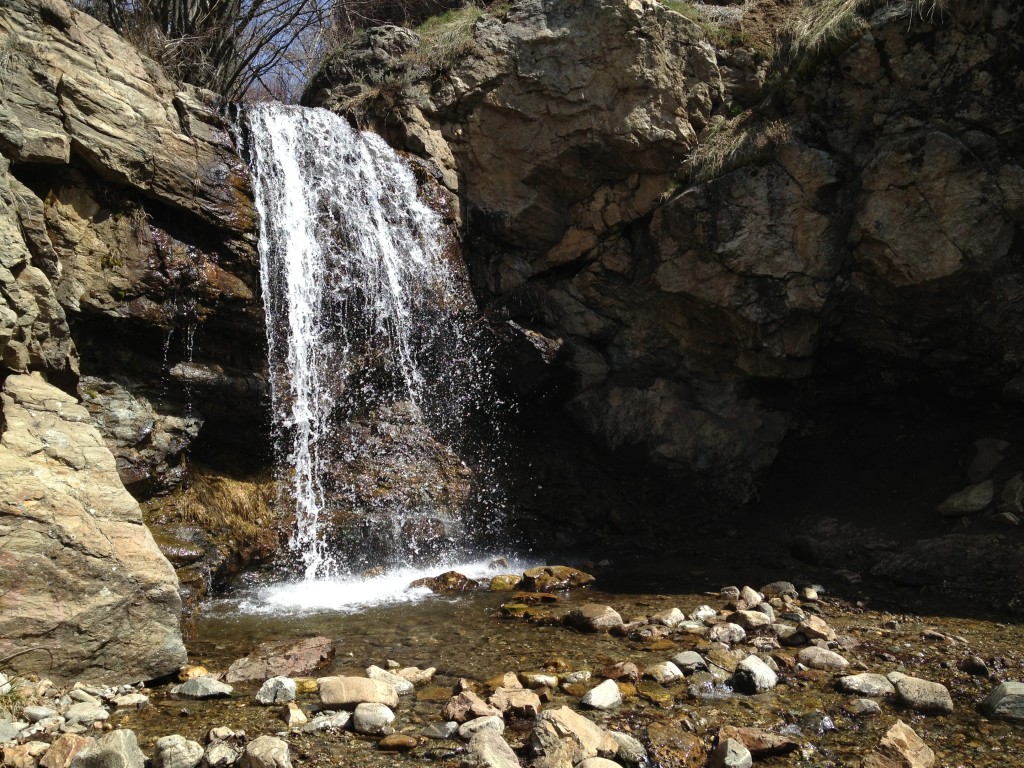 Lower waterfalls in Adam's Canyon