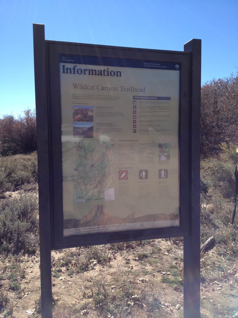 Begin the hike at the Wildcat Canyon Trailhead