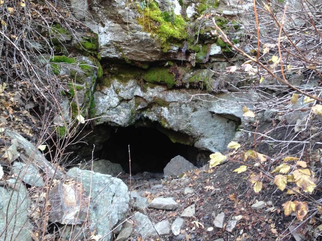 Lower Morris Mine entrance. This mine goes in 600 feet