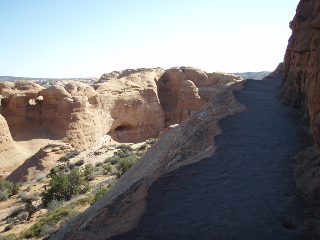 Almost to Delicate Arch.