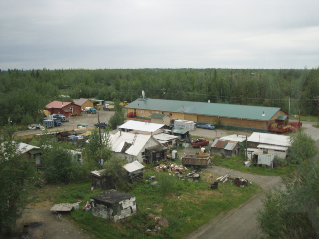 Parts of the town of Nenana