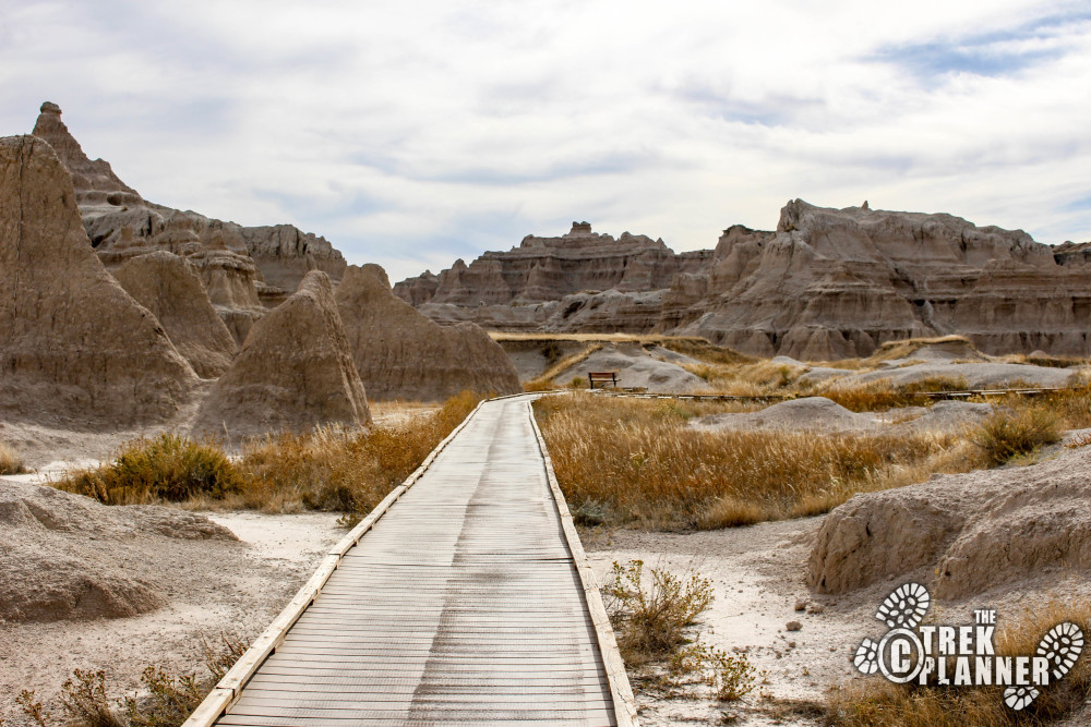 Window Trail Badlands National Park South Dakota The 