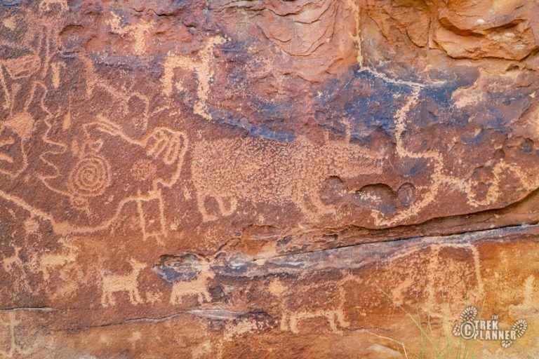 Rochester Rock Art Panel Emery, Utah The Trek Planner