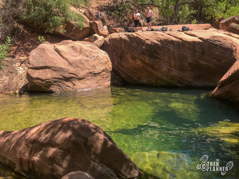 Zion Swimming Hole Zion National National Park, Utah The Trek Planner