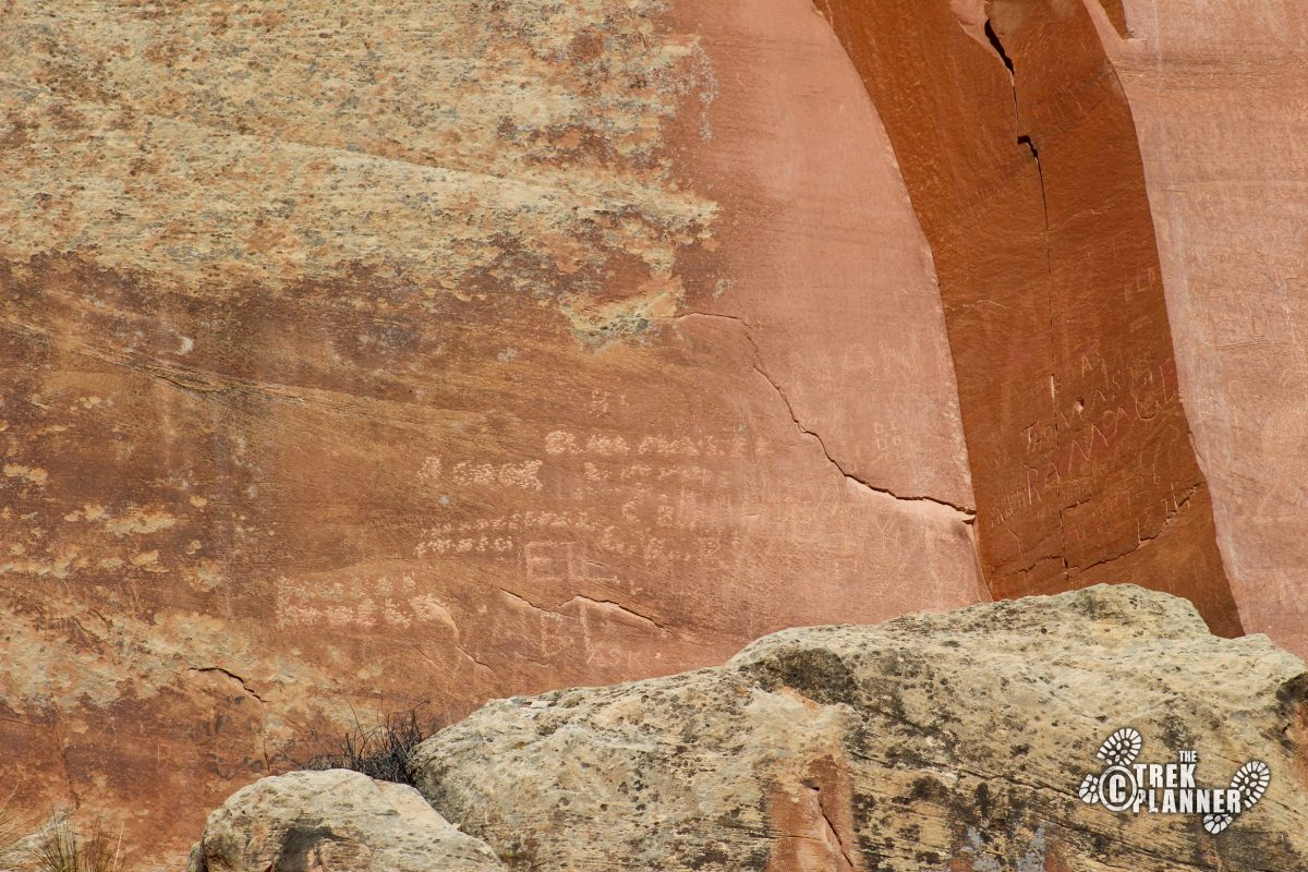 Petroglyph Panel – Capitol Reef National Park, Utah – The Trek Planner