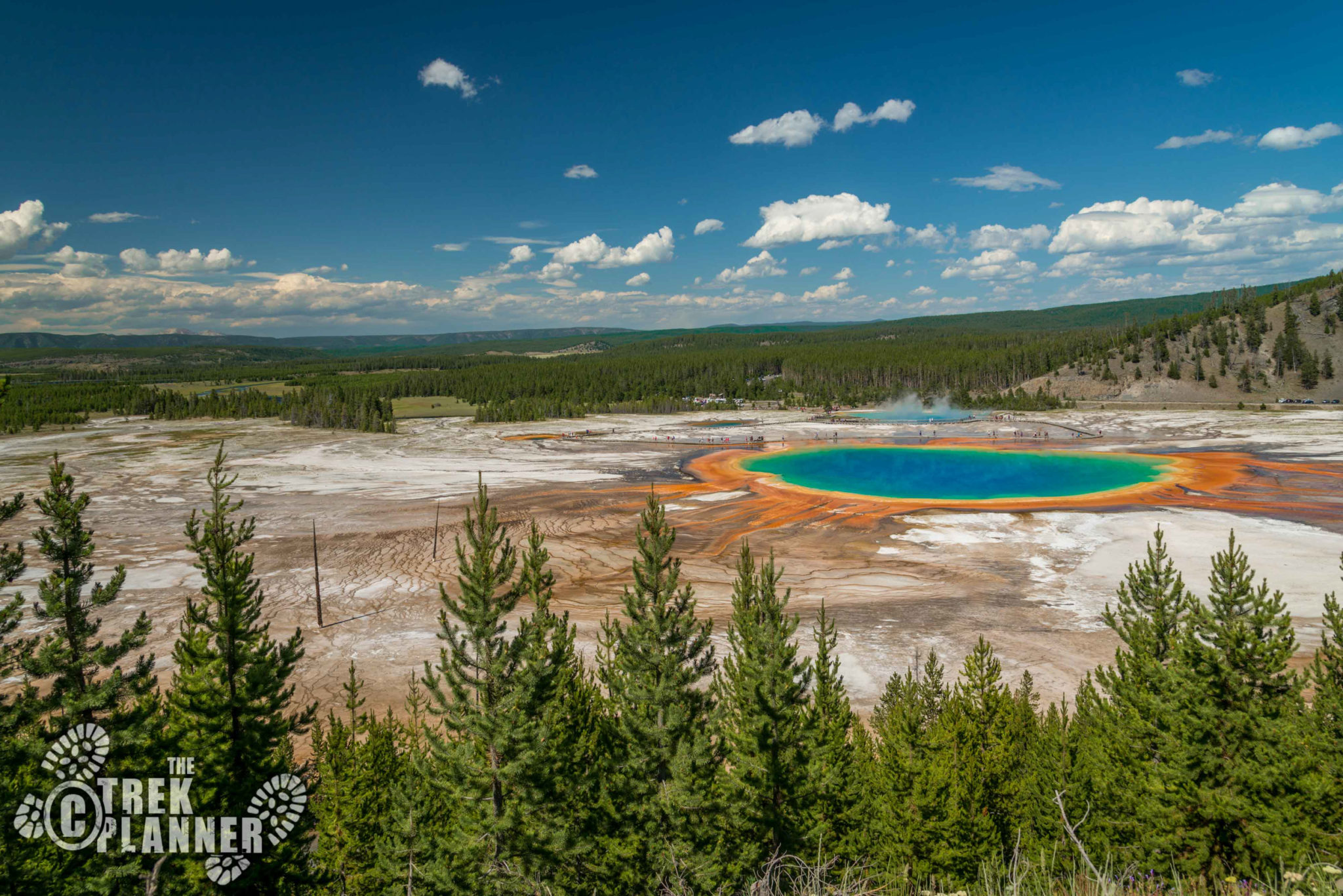 Grand Prismatic Overlook – Yellowstone National Park, Wyoming – The ...