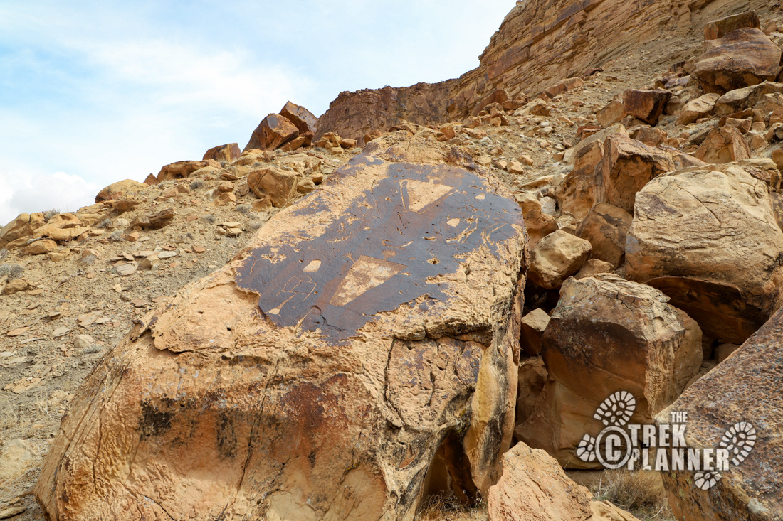 Nefertiti Rock and Petroglyphs – Green River, Utah