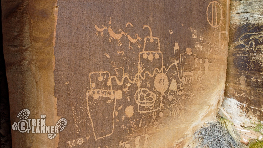 Big Feet Rock Art Panel – Indian Creek, Bears Ears, Utah