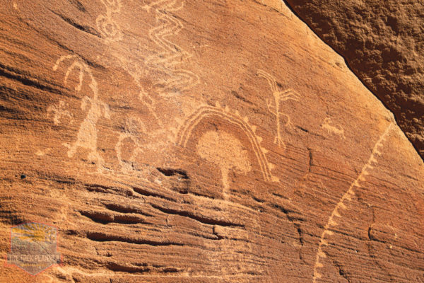 Tree of Life Petroglyph Panel and Mines - San Rafael Swell, Utah