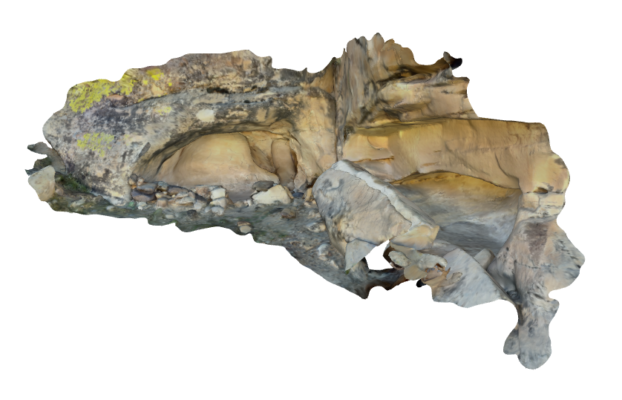 (3D Model) Virgin Gorge Rock Shelter Ruin